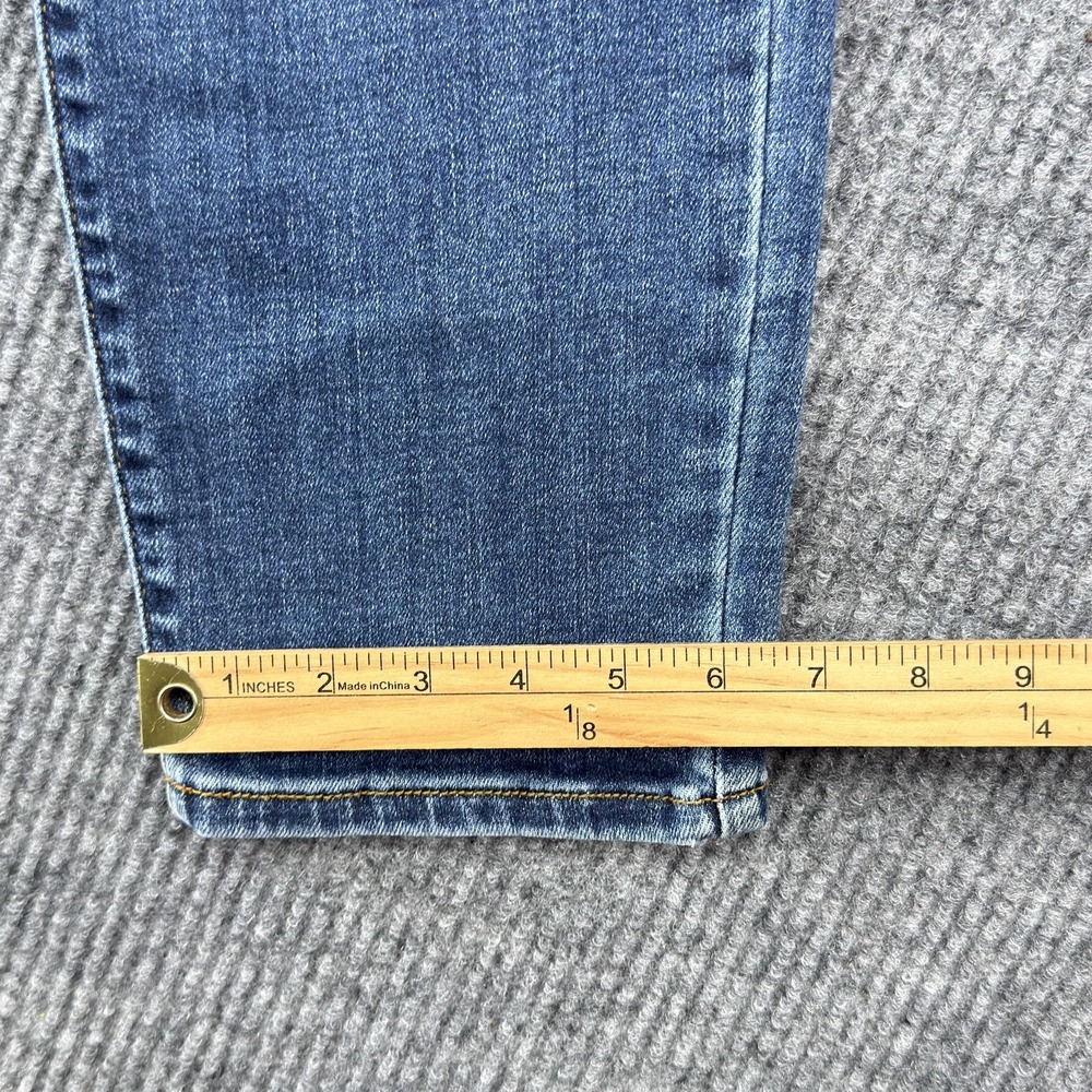 Judy Blue Slim Fit Jeans Women 15/32 Blue Medium Wash Straight Leg Stretch Denim - Picture 15 of 16